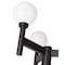 Z-Lite Laurent 3 Light Outdoor Post Mount Fixture, 30in. W x 100in. H, Black 597MP3-564P-BK - alternate 5